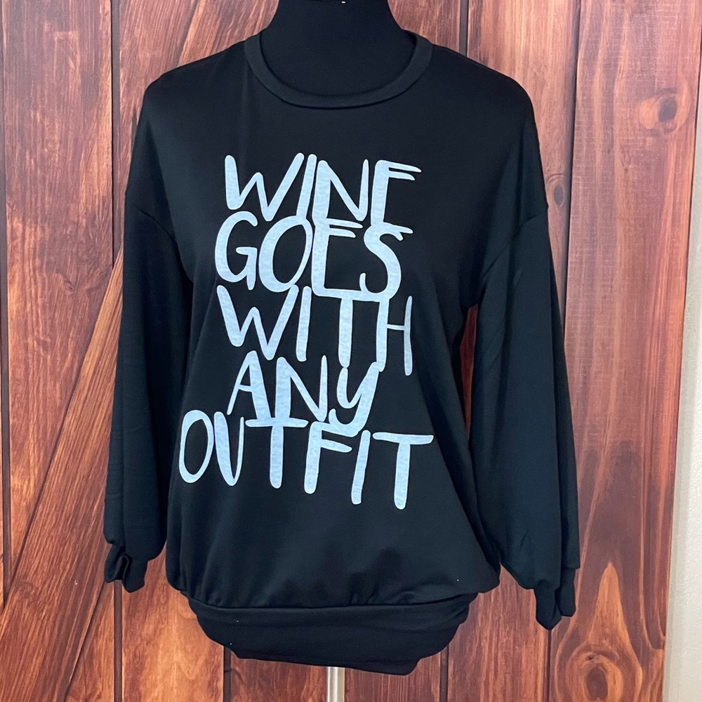 Amelia James Utica Wine Sweatshirt
